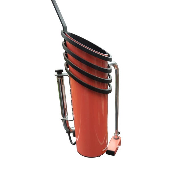 Beige Salmon Skarabé Clamp Lamp from Ateljé Lyktan, Åhus, Sweden, 1970s For Sale - Image 8 of 16
