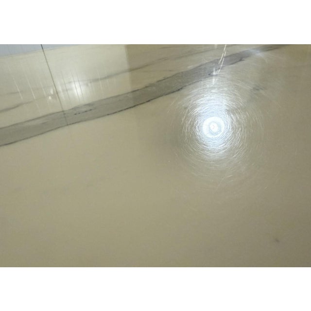 Gray Round Marble Dining Table with Tulip Foot, 1960s For Sale - Image 8 of 12