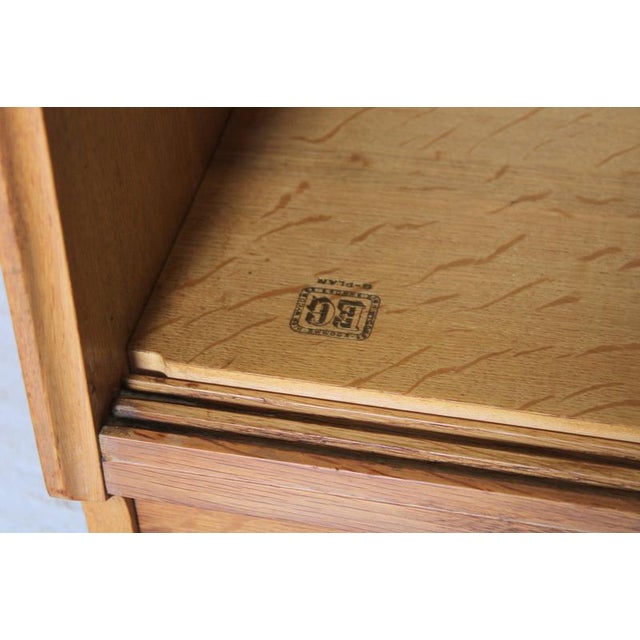 Mid-Century Brandon Range Bookcase in Oak from G-Plan, 1950s For Sale - Image 10 of 11