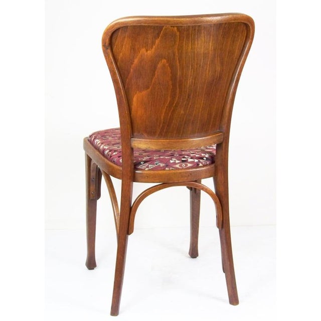 Perfect original condition, really exceptionally well preserved. Only the upholstery is new, with woven decor inspired by...