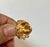 2010s 8 Carat Natural Round Citrine Cocktail Ring in 14 Karat Yellow Gold, Estate For Sale - Image 5 of 18
