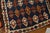 Tribal 1900s Multicolor Geometric Tribal Antique Soumak 2' X9" Handknotted Wool Carpet For Sale - Image 3 of 4