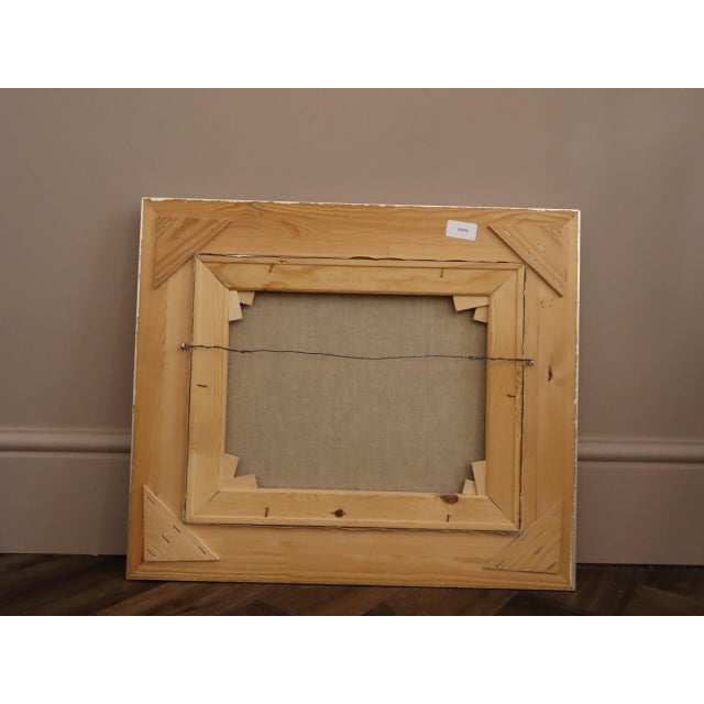 Mid-Century Modern 'Veils of Light' Swedish Original Abstract Surrealist Landscape Oil Painting, Framed For Sale - Image 18 of 18