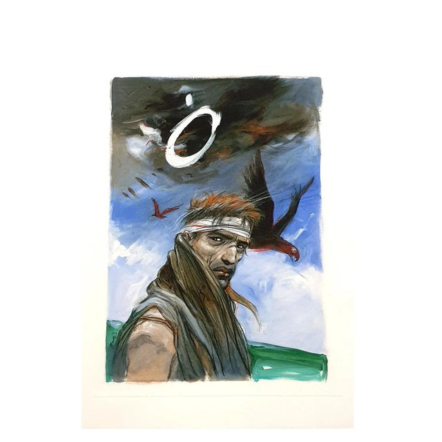 Enki Bilal - Gaze - Original Lithograph 2012 For Sale - Image 3 of 6