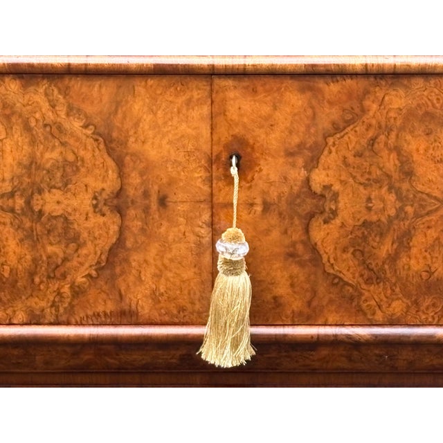 Wood Art Deco Glazed Bookcase, 1930s For Sale - Image 7 of 16