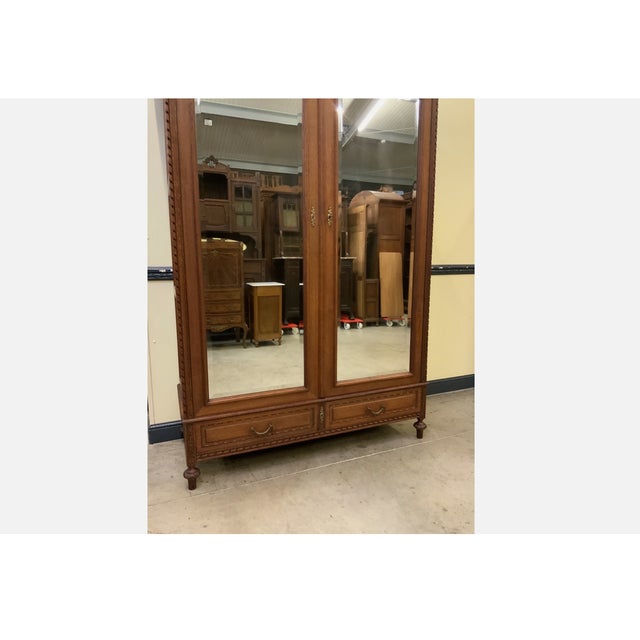 Antique Art Nouveau Wardrobe, 1910 For Sale - Image 9 of 13