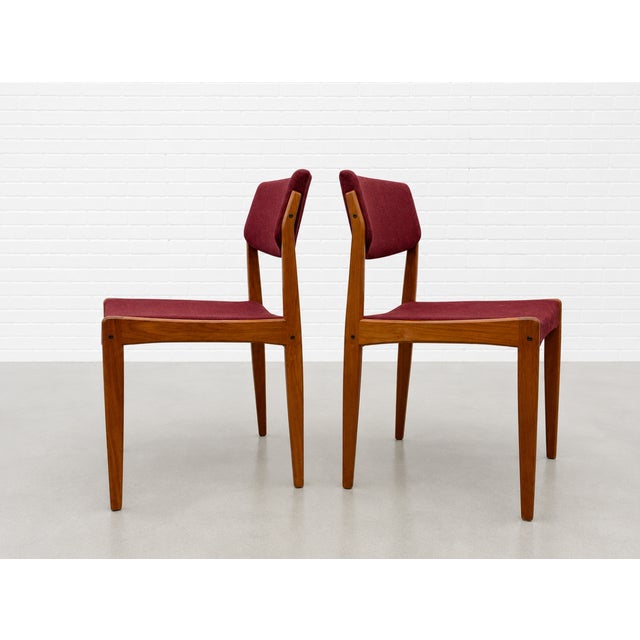 Wood Set of 6 Danish Mid Century Modern Dining Chairs | Teak Chairs by h.w. Klein for Bramin, Made in Denmark, C. 1960’s For Sale - Image 7 of 13