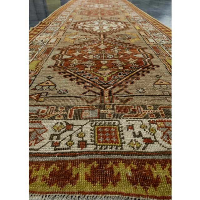 Early 21st Century Turkish Vintage Runner Rug 3' x 11' #16712 For Sale - Image 5 of 8