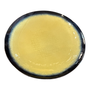 Earl Pardon for Towle Modernist Enameled Sterling Silver Low Bowl