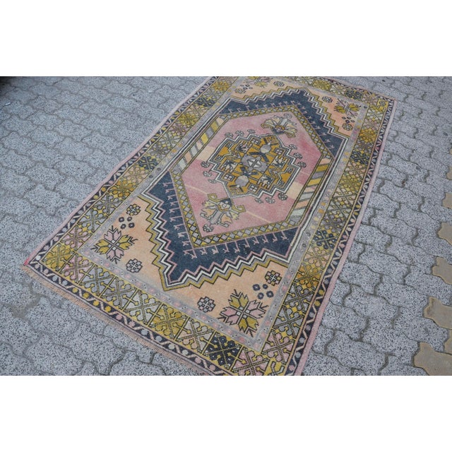 Turkish Wool Home Living Rug For Sale - Image 3 of 11