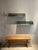 Metal Vintage Industrial Shelves in Olive Green Metal, 1980s, Set of 2 For Sale - Image 7 of 7
