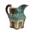 Light Yellow Early 20th Century Yellow and Blue Cottage Majolica Jug For Sale - Image 8 of 8