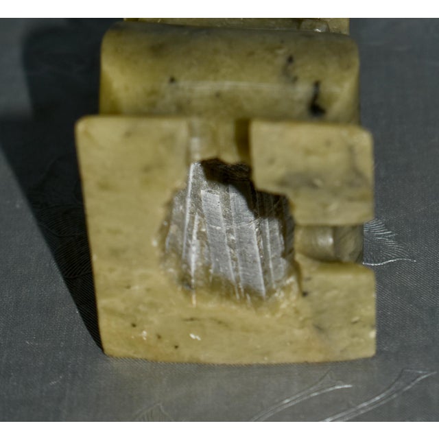 Tan Vintage Chinese Small Soapstone Vase For Sale - Image 8 of 10