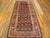 Late 19th Century W. Persian Kurdish Carpet ( 3'8" x 8'8" - 112 x 264 ) Antique Kurdish Persian Wool Brown Earth Tone Hand...