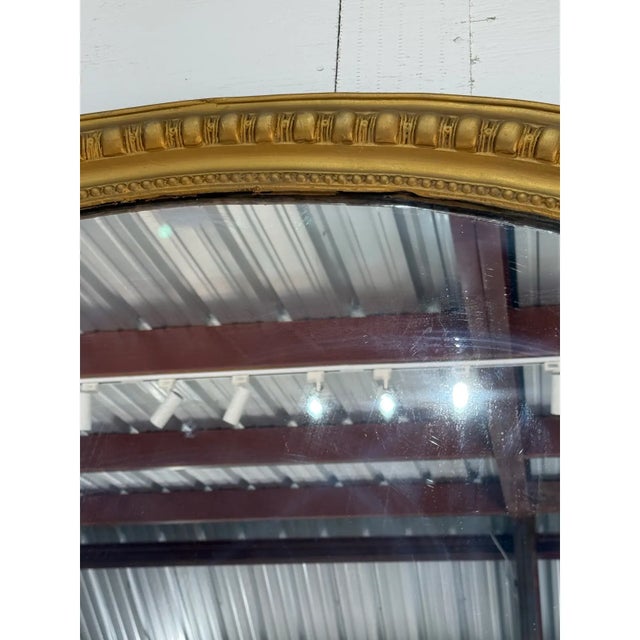 19th Century Large French Louis Phillipe Carved and Giltwood Mirror For Sale - Image 12 of 12