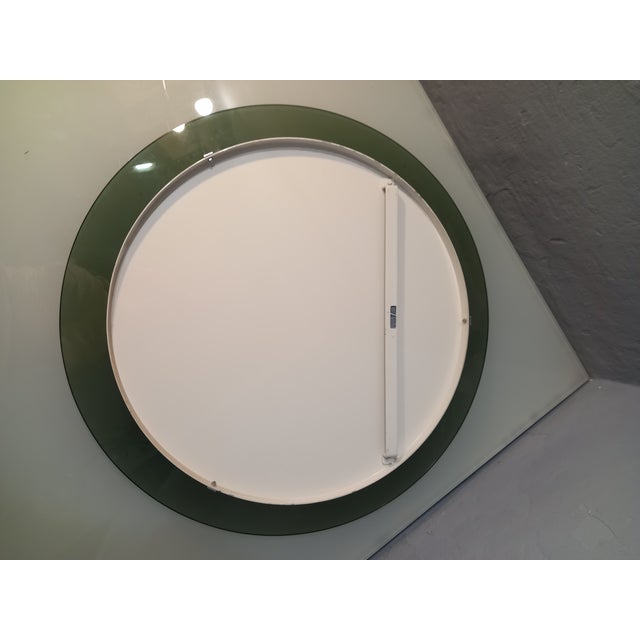 1960s Vintage Mirror with Detail Brass Frame from Veca, 1960s For Sale - Image 5 of 10