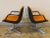 1950s 1950s Pair of Executive Steelcase Office Desk Arm Chairs Inspired by Pollock for Knoll For Sale - Image 5 of 12