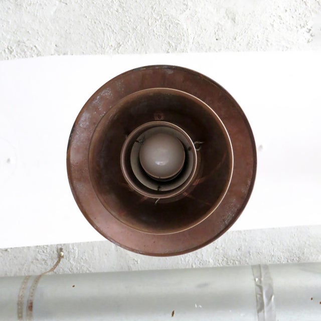 Metal Pair of Poul Henningsen, Ph 2/2 Copper Pendant Lights, 1930 For Sale - Image 7 of 10