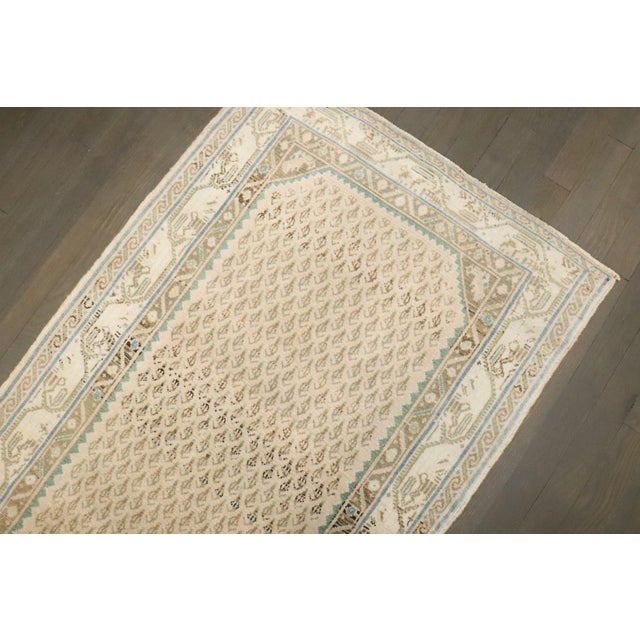Soft Persian Vintage Seraband Long Runner - 2'6" x 16'6" For Sale - Image 4 of 7