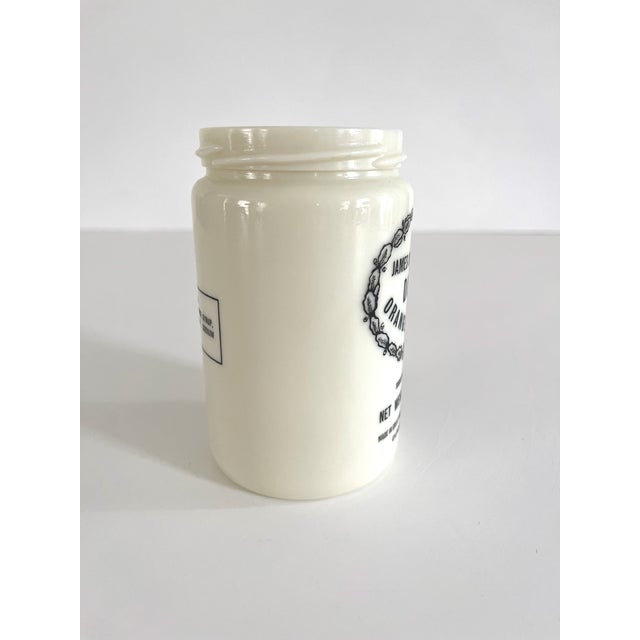 James Keiller Vintage Milk Glass Marmalade Jar Chairish