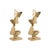Kenneth Ludwig Chicago Gold Stacked Butterfly Décor (Set of 2) For Sale - Image 4 of 4