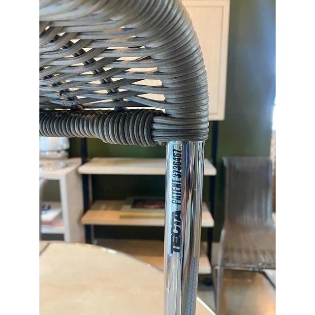 B20 Gray Woven Dining Chairs, Set of Eight, by Tecta, Germany, 1980's For Sale - Image 11 of 11