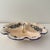 Early 20th Century Vintage Blue and White Floral Divided Relish Dish With Scalloped Rim For Sale - Image 5 of 10