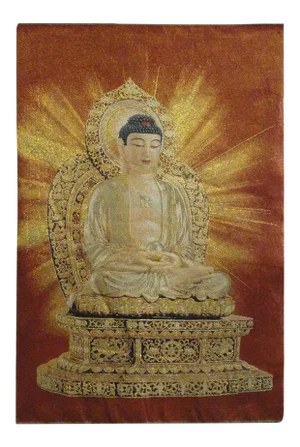 Tapestry Art Chinese Shakyamuni Buddha Loom Garphic
