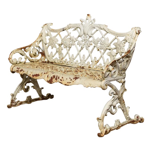 Victorian Cast Iron Seat For Sale