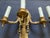 Early 20th Century Pair of Early 20th Century Matching Serpent Brass Wall Sconces For Sale - Image 5 of 11