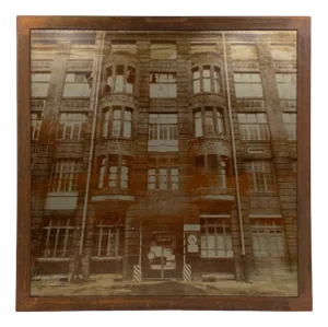 Jean-Pascal Bredenbac, Building Facade, Photography on Sheet Metal Mounted on Panel, 2002
