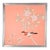 Custom hand-painted chinoiserie panel on dyed blush pink silk framed as a vertical diptych. We've scaled down a custom...