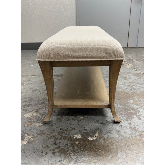 Bernhardt Bernhardt Rustic Patina Collection Bench For Sale - Image 4 of 12