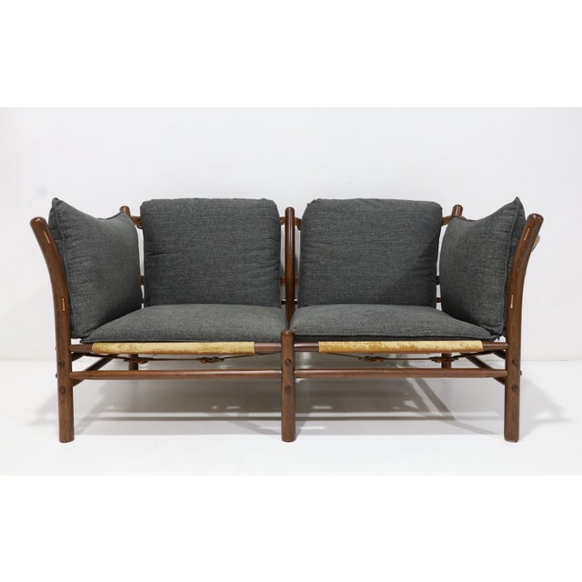 Mid-Century Modern Midcentury Modern Settee Model ‘Ilona’ by Arne Norell, 1960s For Sale - Image 3 of 12
