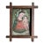 19th Century Mexican Retablo in Folk Art Frame For Sale