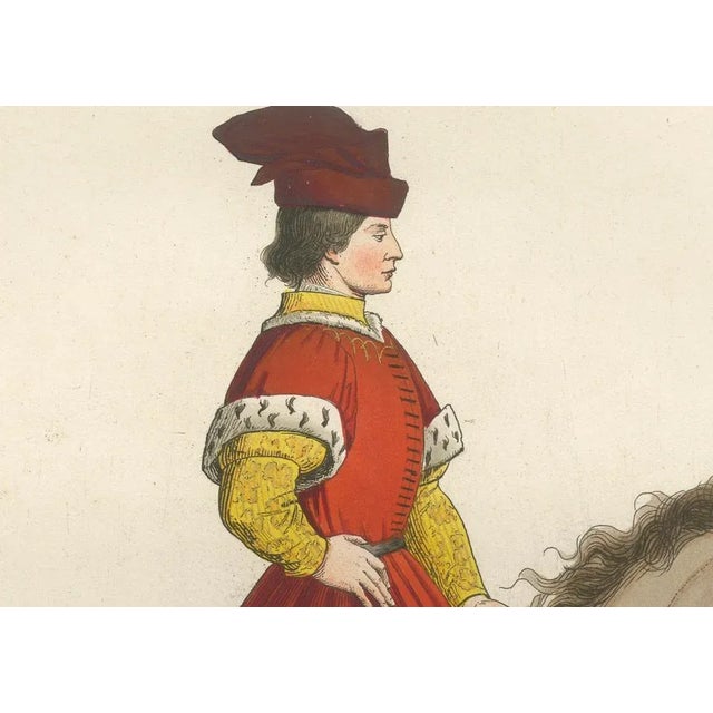 Mounted Nobleman in Parade Dress, 1845, Paper For Sale - Image 4 of 10