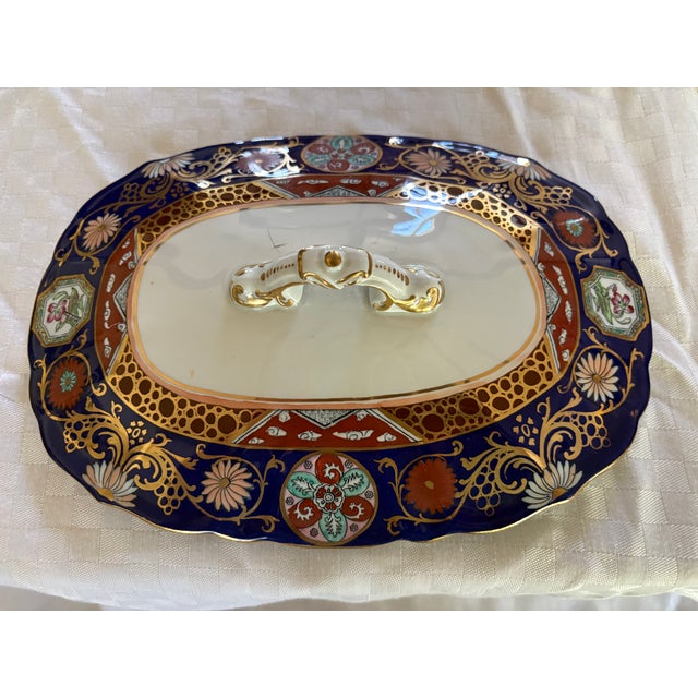 English Early 19th C Imari Pattern Mason's Ironstone Covered Tureen For Sale - Image 3 of 14