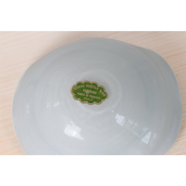 1960s Mid-Century Murano Art Glass Bullicante Bowl For Sale - Image 13 of 17