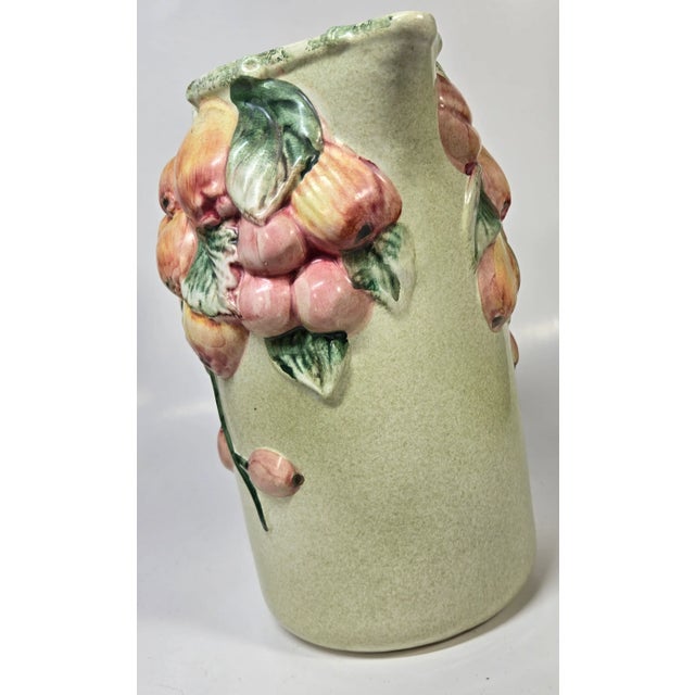 Early 20th Century Italian Majolica Fruit Pitcher For Sale - Image 16 of 17