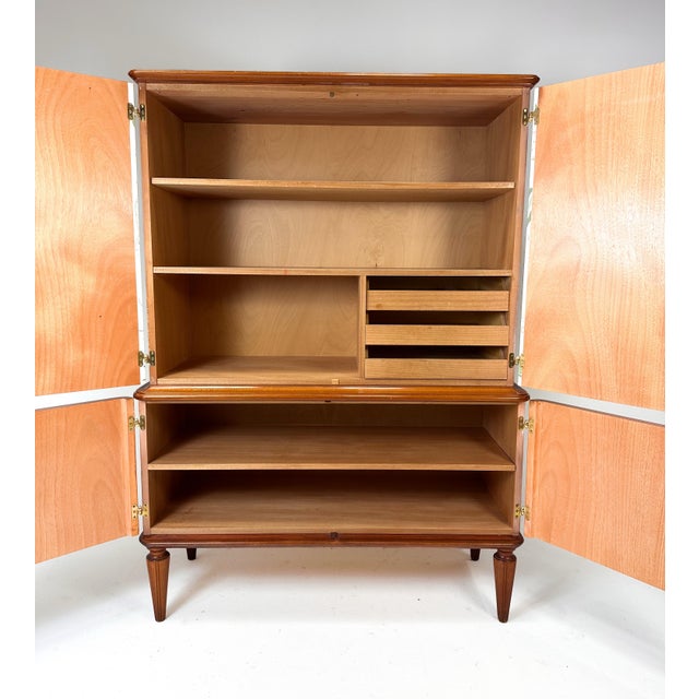 Josef Frank 1950’s Swedish Cabinet With Nordens Flora Illustrations For Sale - Image 4 of 10