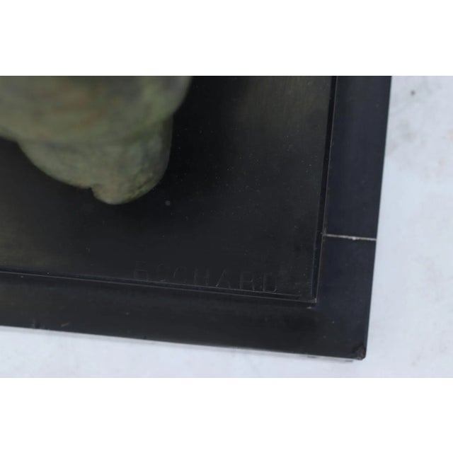 French Art Deco Patinated Bronze Panther by Irénée Rochard, 1920s For Sale - Image 12 of 16