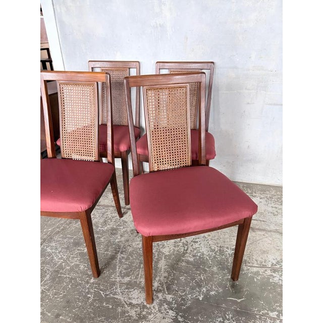 Afromosia Teak and Cane Dining Chairs from G-Plan, Set of 4 For Sale - Image 9 of 10