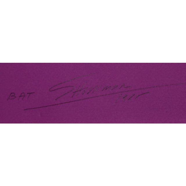 Impressions in Violet Shukman, Solomon Year: 1985 Lithograph, signed in pencil Edition: BAT Size: 32.5 x 24.5 in. (82.55 x...