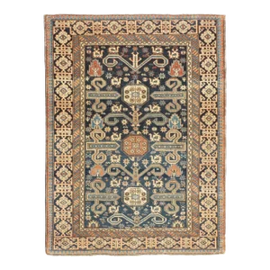 Late 18th Century Antique Caucasian Perpedil Rug 3'1'' x 3'11''