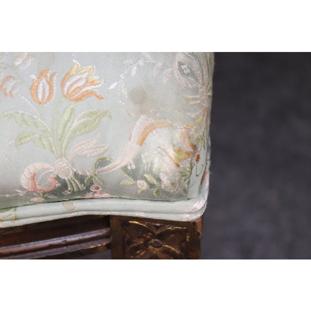 Large Set of 8 Louis XVI Style Side Dining Chairs For Sale - Image 9 of 14