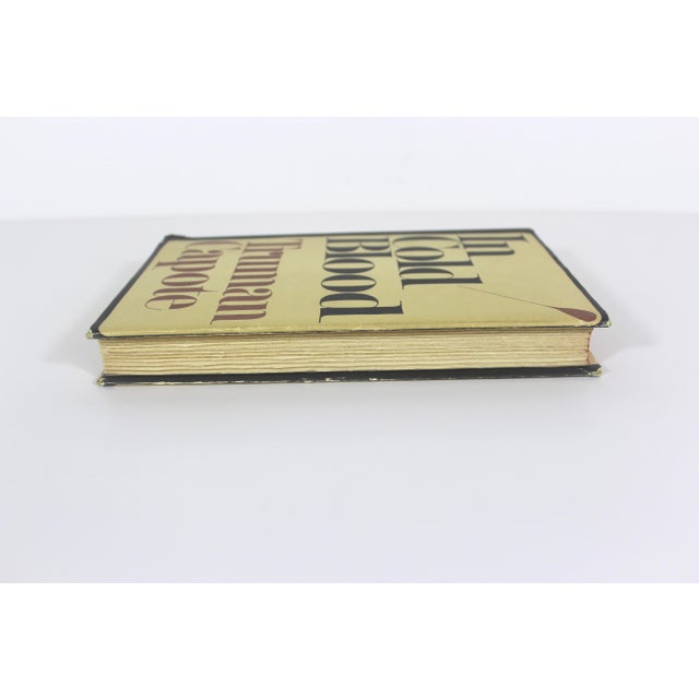 1965 Edition Truman Capote in Cold Blood Hard Cover Book With Dust Jacket For Sale - Image 4 of 10