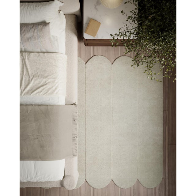 Contemporary Momeni Claude Ivory Hand Tufted Area Rug 8' X 10' For Sale - Image 3 of 11