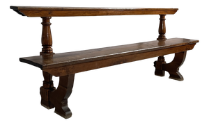 Antique Italian Wooden Bench, 1800s