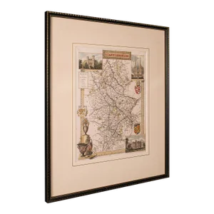 1850's Antique County Map