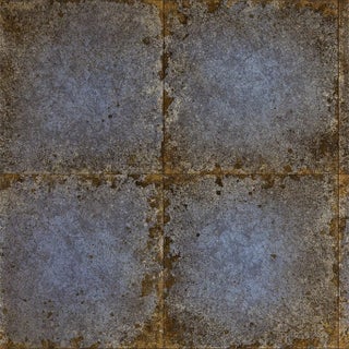 Zoffany Lustre Tile Wallpaper in Sapphire For Sale